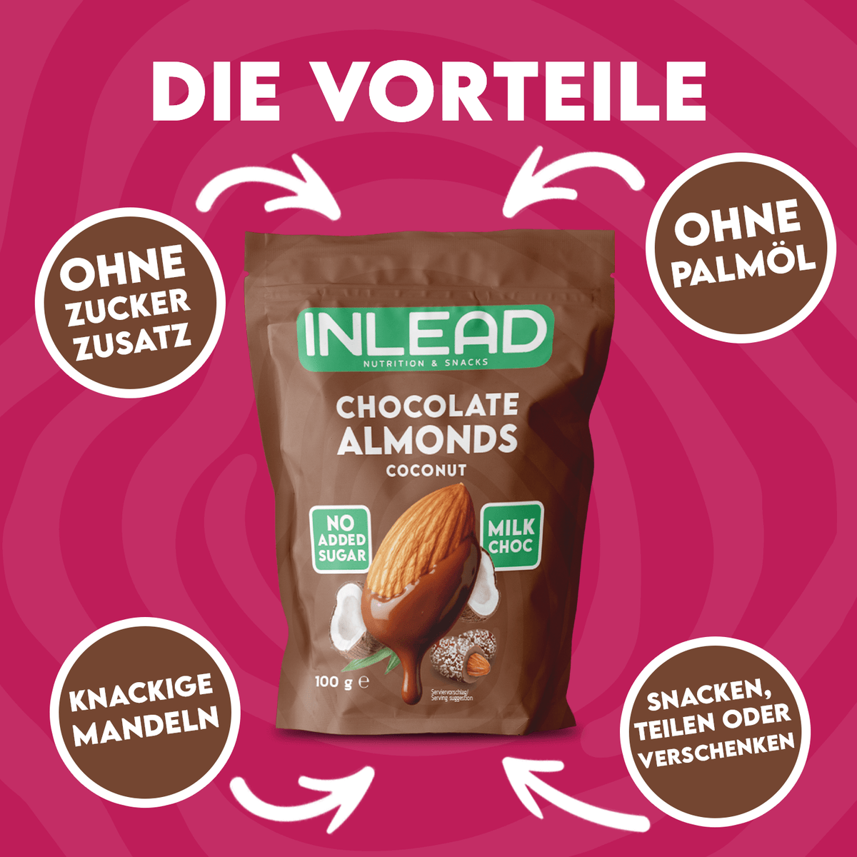 Inlead Chocolate Almonds MHD 30.11.2026