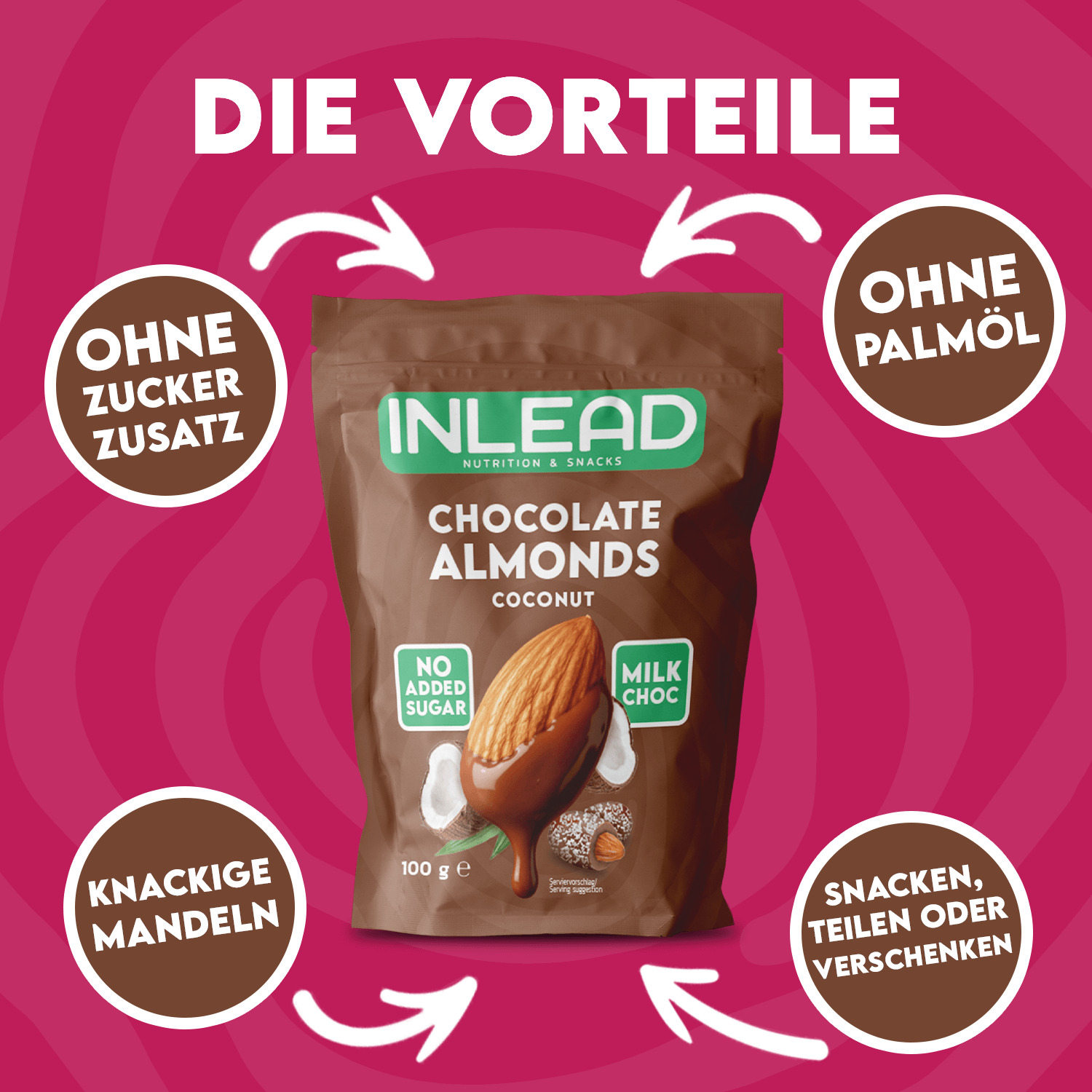Inlead Chocolate Almonds MHD 30.11.2026