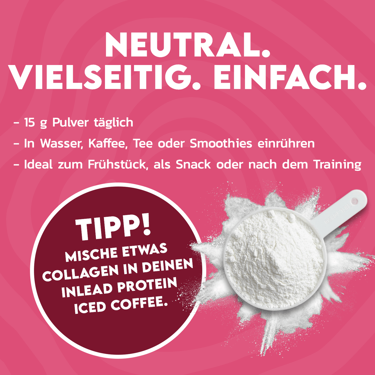 Einfach integrierbar – jeden Tag.
