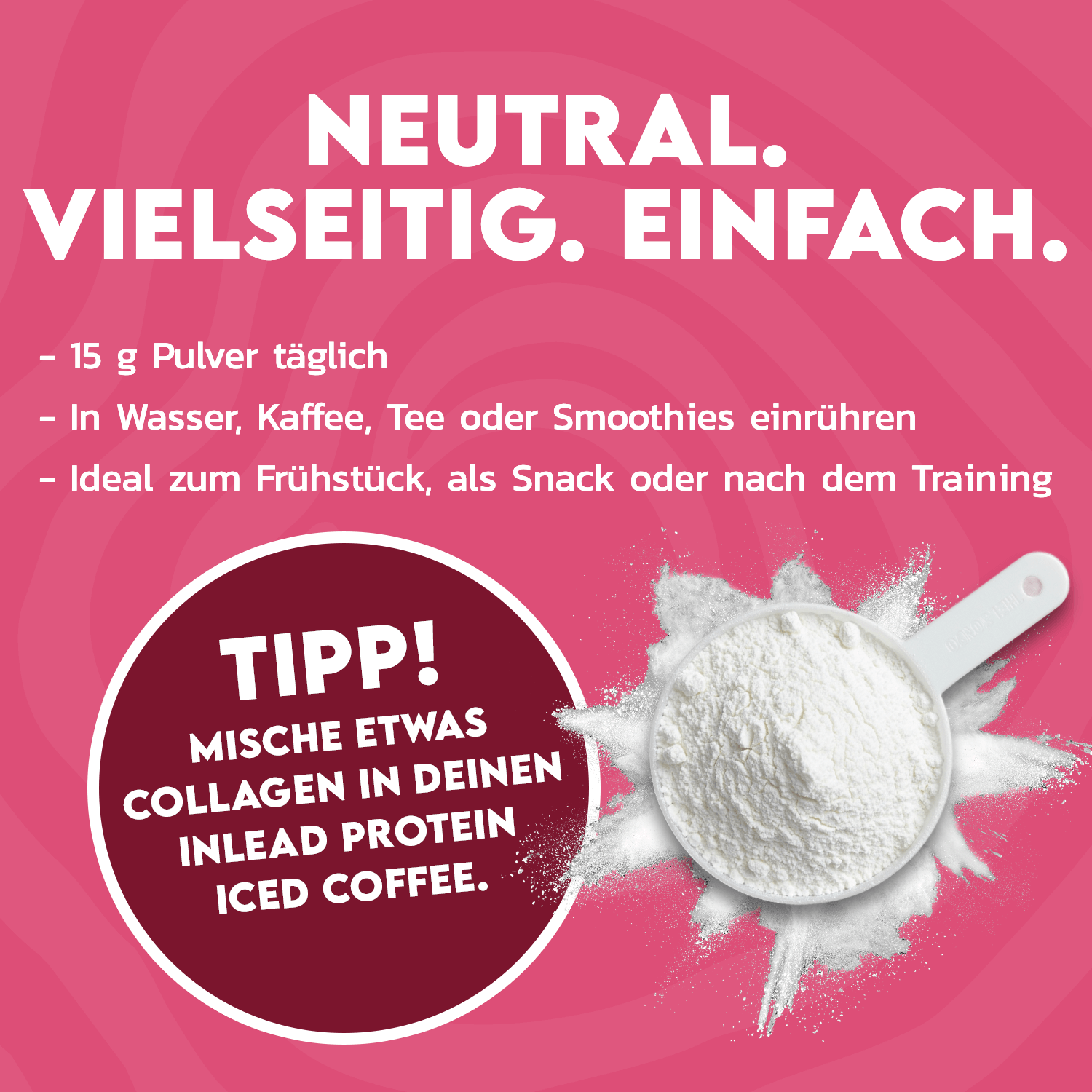 Einfach integrierbar – jeden Tag.