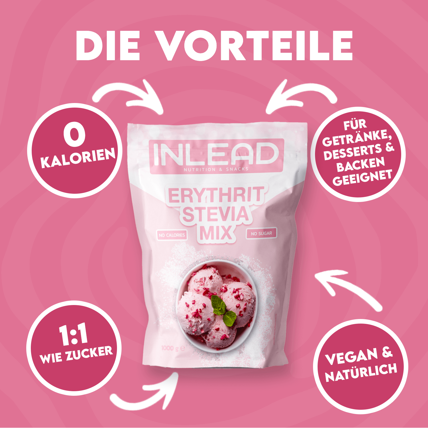 Inlead Erythrit Stevia Mix