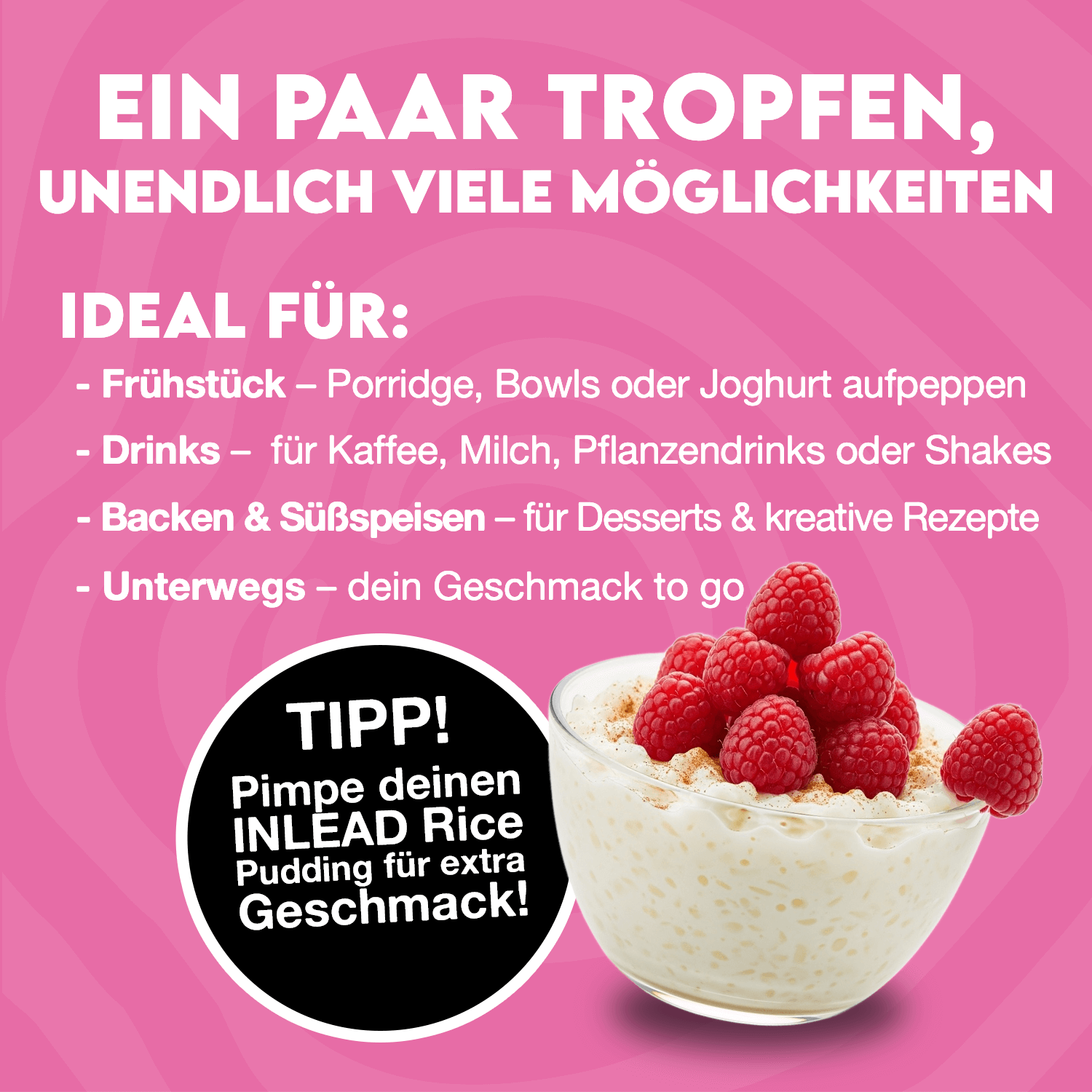 Geschmack, ganz ohne Zucker.