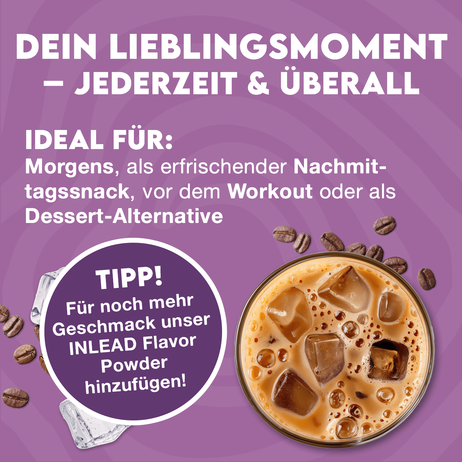Protein &amp; Coffee – dein klarer Vorteil im Alltag.