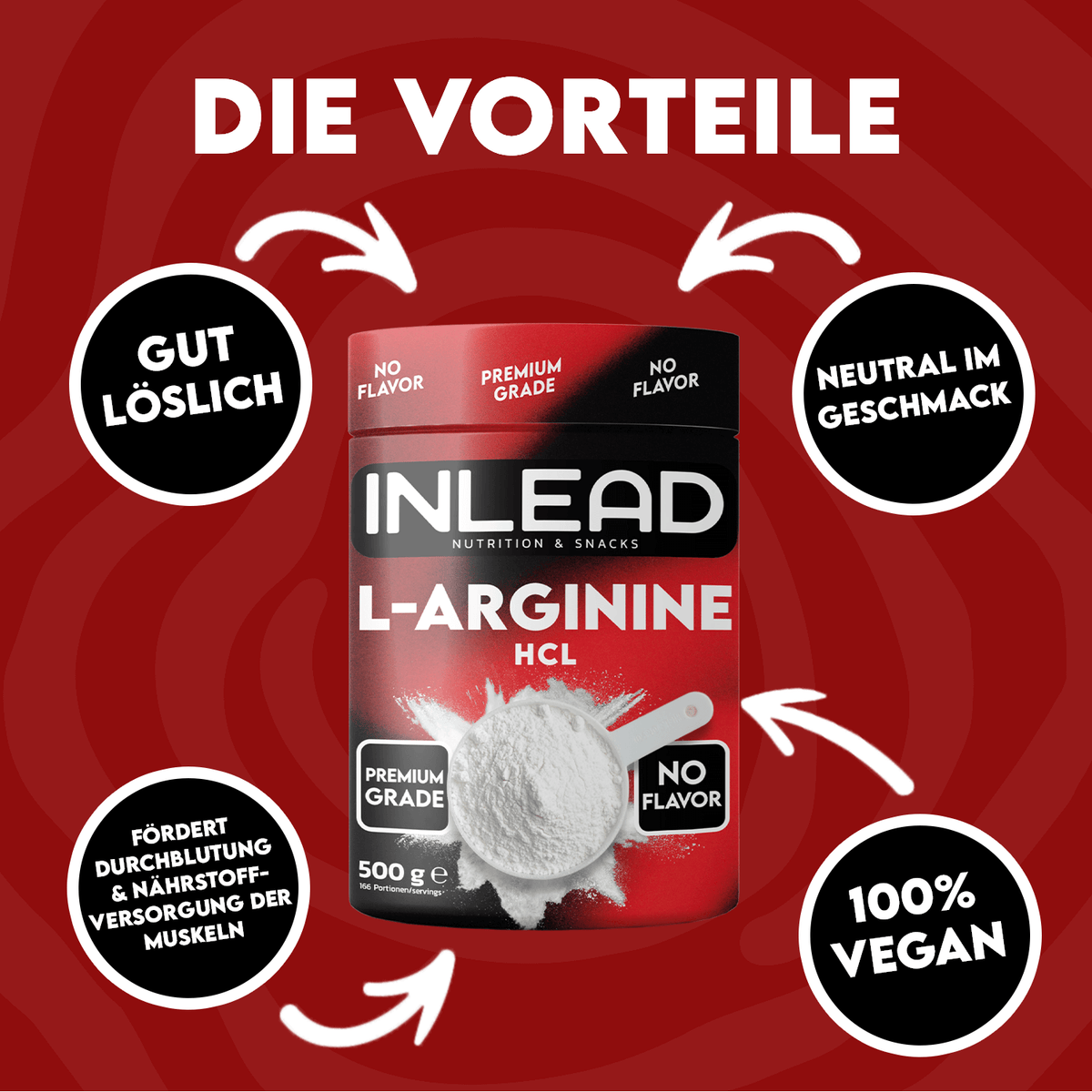 Inlead L-Arginin HCL