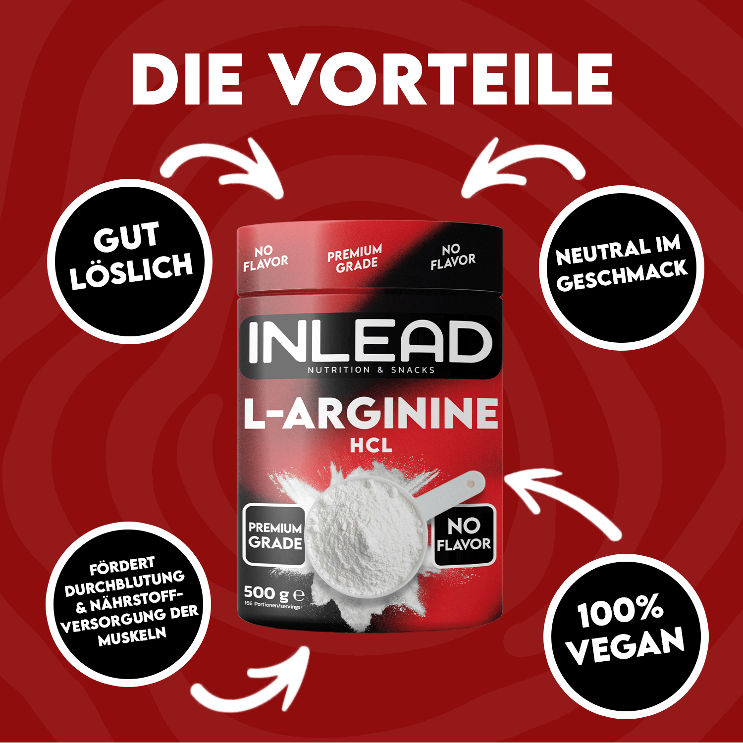 Inlead L-Arginin HCL