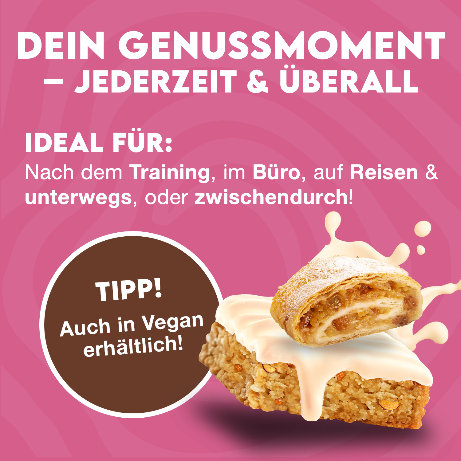 Energiegeladen. Saftig. Lecker.