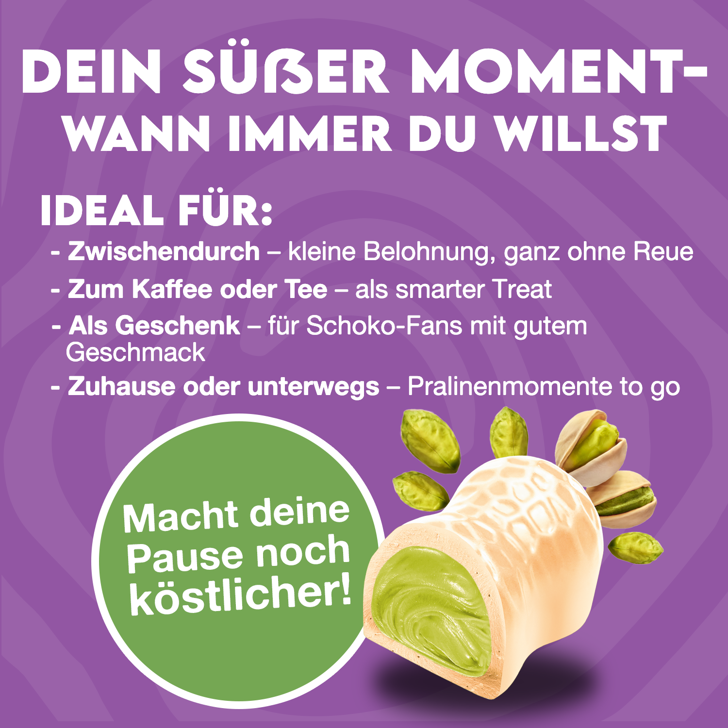 Dein cremiger Genussmoment – ohne zugesetzten Zucker.