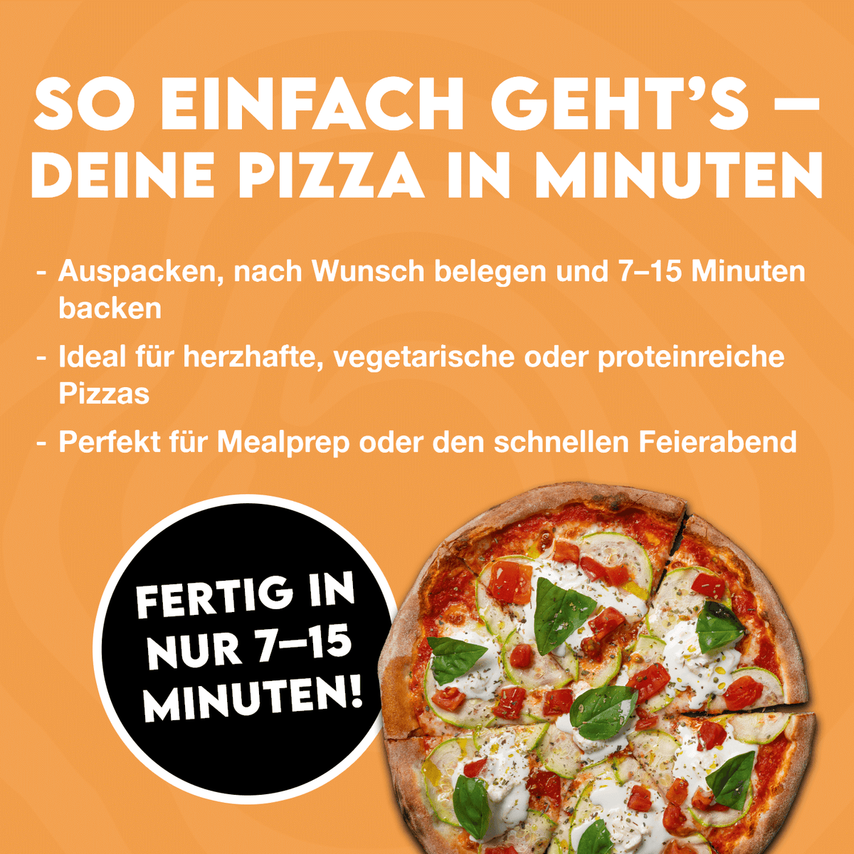 Pizza, wie du sie willst.