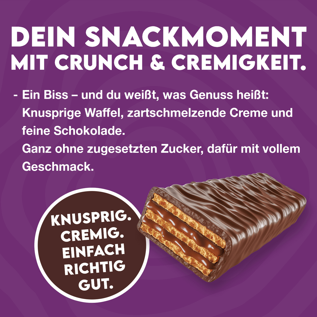 Dein Crunch-Moment ohne Zuckerzusatz.
