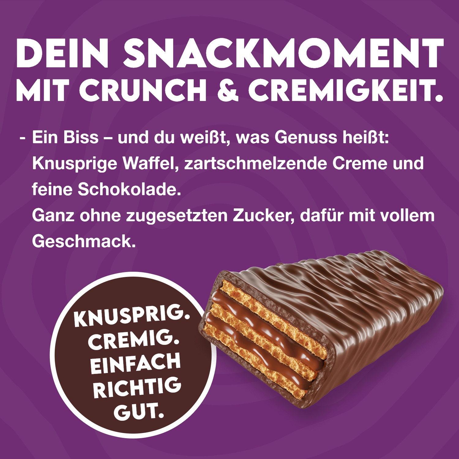 Dein Crunch-Moment ohne Zuckerzusatz.