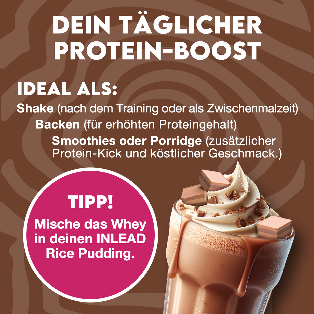 Dein Proteinmoment – cremig, lecker, effektiv.