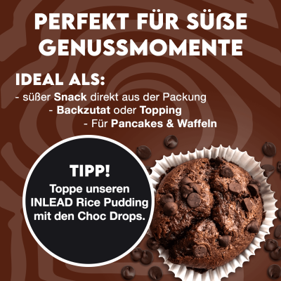 Inlead Choc Drops 150 g White Chocolate