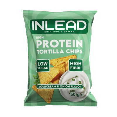 Inlead High Protein Tortilla Chips Sour Cream & Onion...
