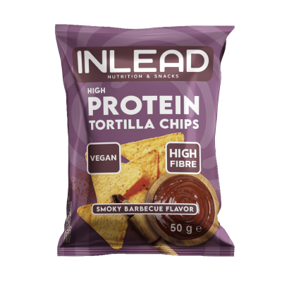 Inlead High Protein Tortilla Chips Smoky Barbecue 50 g