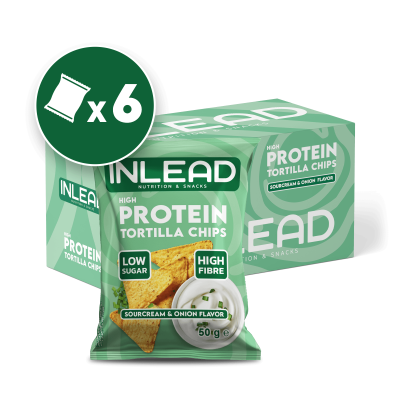 Inlead High Protein Tortilla Chips Sour Cream & Onion...
