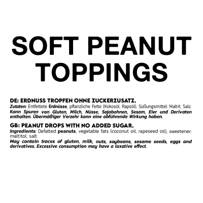 Inlead Soft Peanut Toppings 150 g MHD 31.07.2026