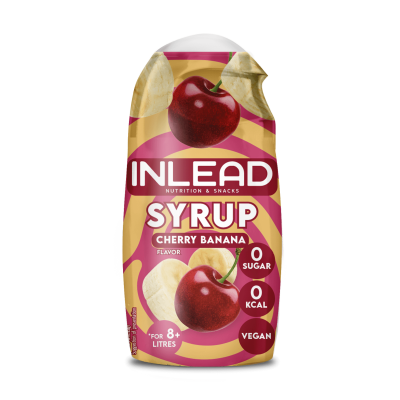 Inlead Squeeze Syrup 65ml Cherry Banana Flavor