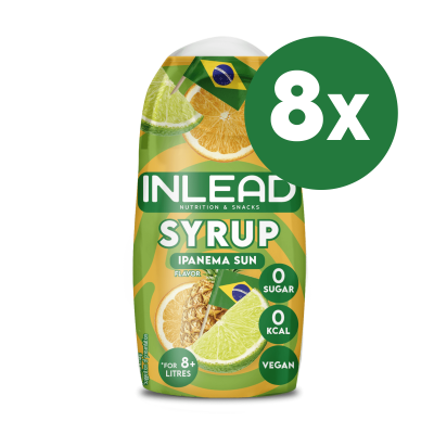 Inlead Squeeze Syrup - [8er Display] 8 x 65ml Ipanema Sun