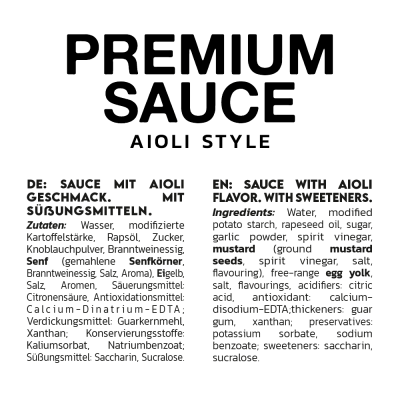 Inlead Premium Sauce - [6er Karton] 6 x 350ml Aioli Style