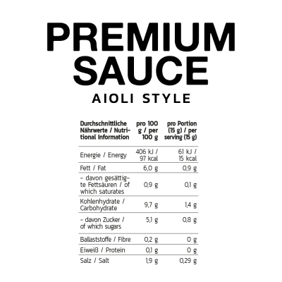 Inlead Premium Sauce - [6er Karton] 6 x 350ml Aioli Style