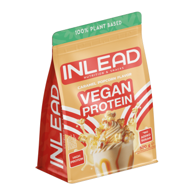 Inlead Vegan Protein 500g Caramel Popcorn