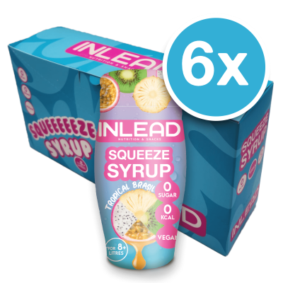 Inlead Squeeze Syrup - [6er Display] 6 x 65ml Tropical...