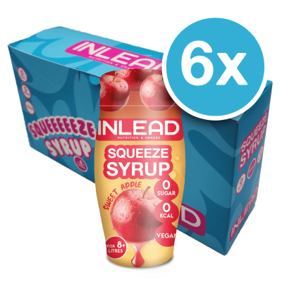 Inlead Squeeze Syrup - [6er Display] 6 x 65ml Sweet Apple
