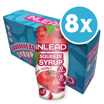 Inlead Squeeze Syrup - [8er Display] 8 x 65ml Acerola Cherry