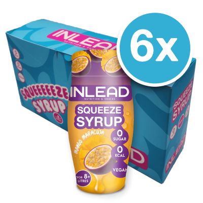 Inlead Squeeze Syrup - [6er Display] 6 x 65ml Mango Maracuja