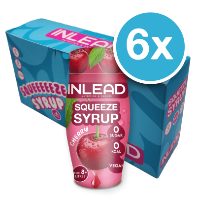 Inlead Squeeze Syrup - [6er Display] 6 x 65ml Cherry