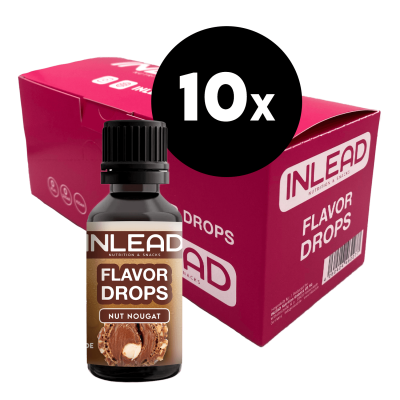 Inlead Flavor Drops [10er Karton] 10 x 30ml Nut Nougat