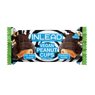 Inlead Peanut Cups 50 g Vegan Dark Choc