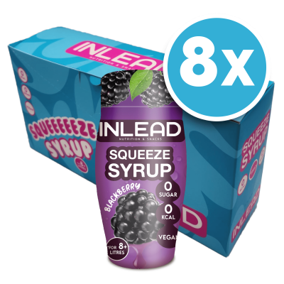 Inlead Squeeze Syrup - [6er Display] 6 x 65ml Blackberry