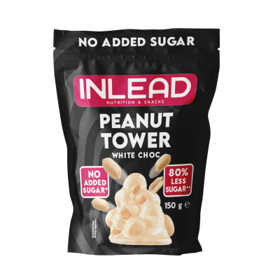 Inlead Peanut Tower 150 g White Choc