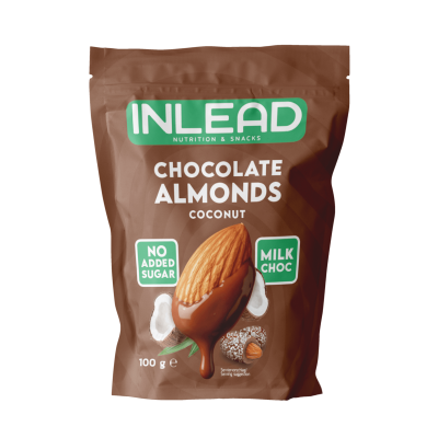 Inlead Chocolate Almonds 100 g Milk Choc Coconut
