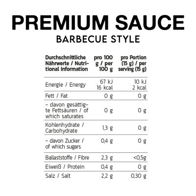 Inlead Premium Sauce - [6er Karton] 6 x 350ml Barbecue Style